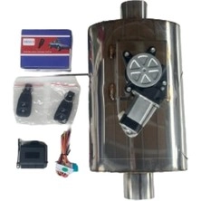 STEEL YUVARLAK KUMANDALI KROM VANALI VAREX EGZOZ