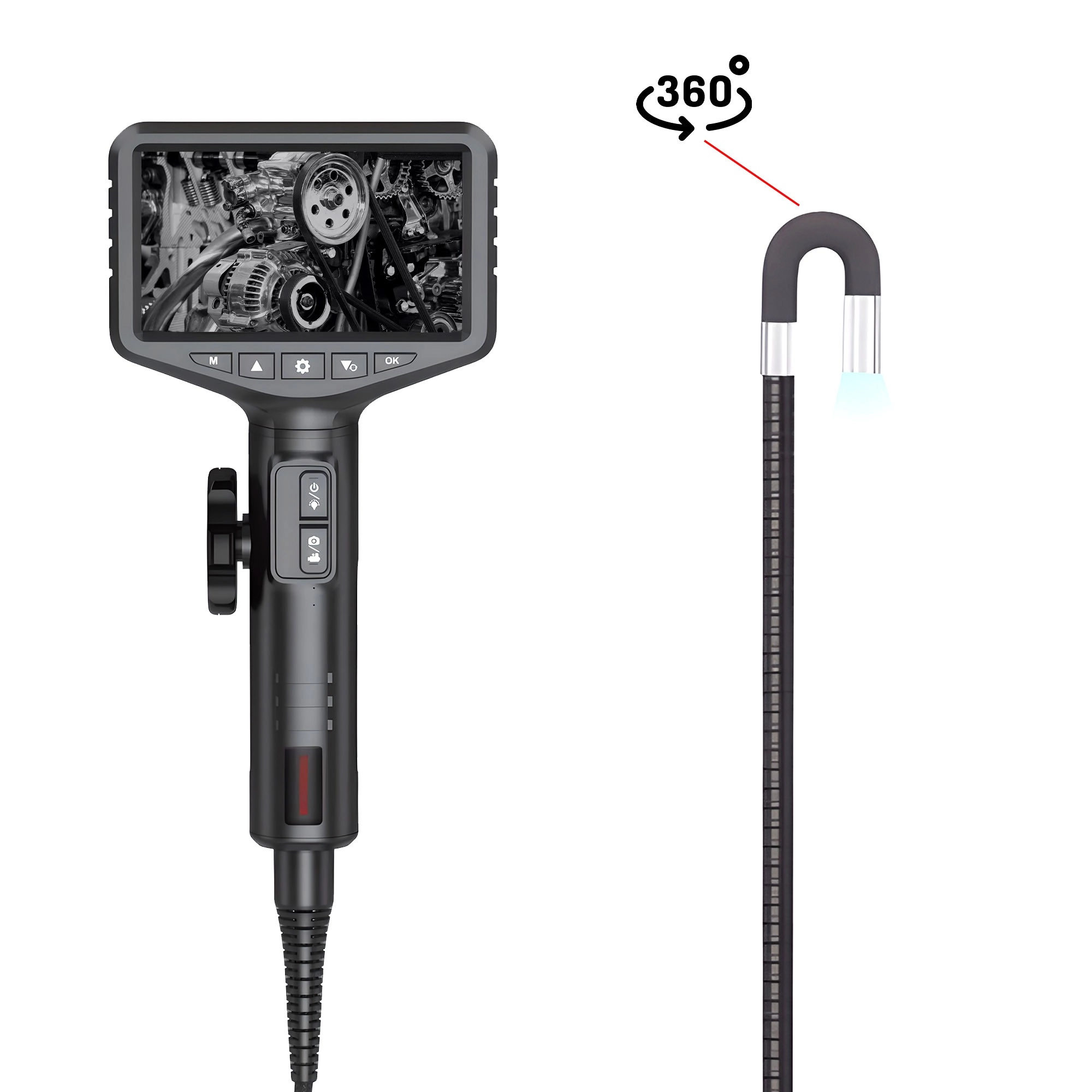 THİNKCAR ES401 EKLEM UÇLU OYNAR BAŞLIKLI ENDESKOP YILAN KAMERA