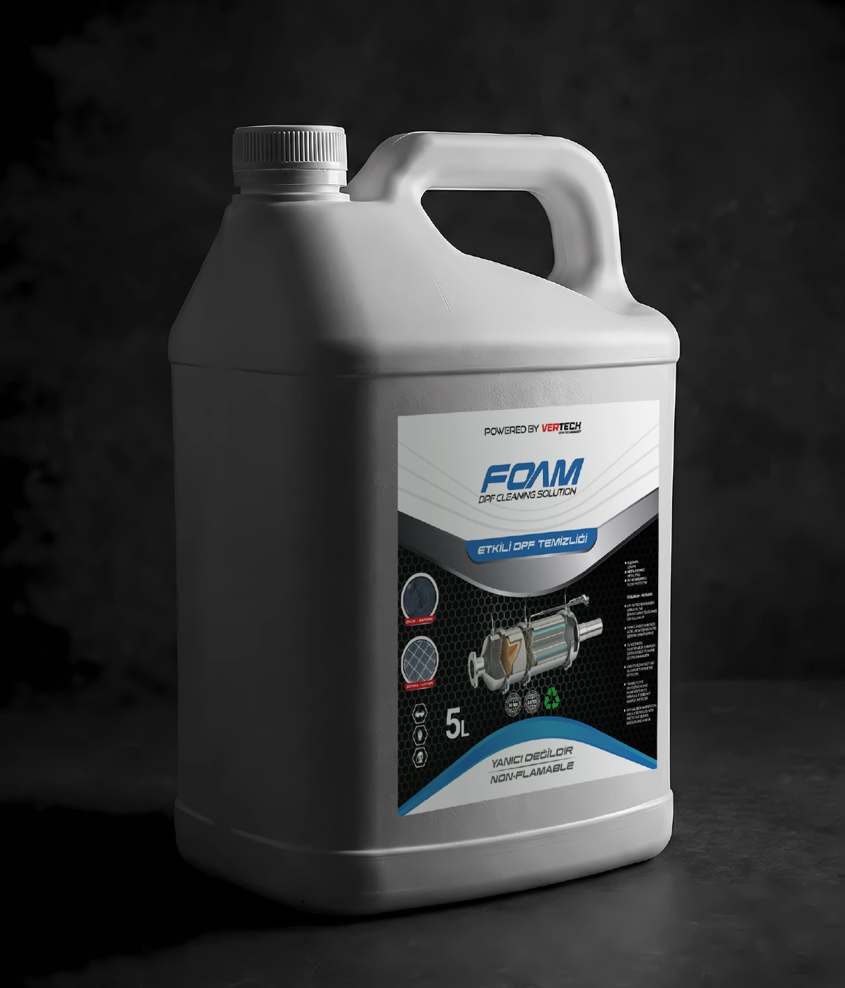 VERTECH FOAM DPF TEMİZLİK SOLÜSYONU 5LT